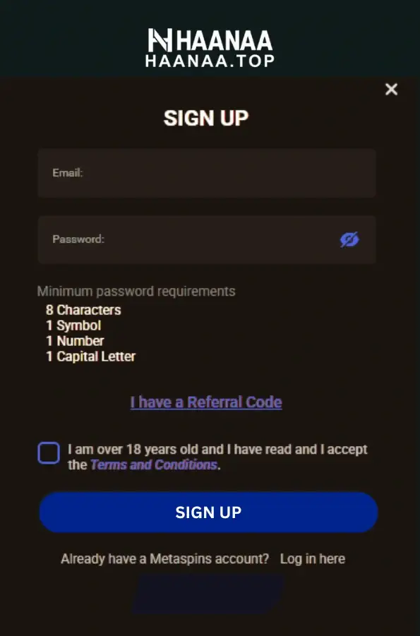register app account